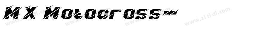 MX Motocross字体转换